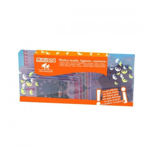 Juego monedas y billetes activity euro 108 piezas miniland 31908