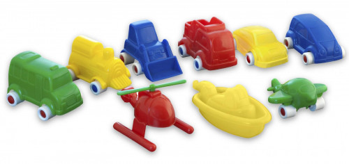 Juego minimobil 36 vehiculos surtidos miniland 27471