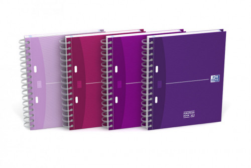 Cuaderno europeanbook 1 tapa extradura A5+ 100 hojas 5X5 colores surtidos 3SEP oxford 100101371