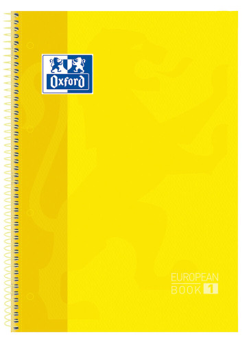 Oxford europeanbook 1 cuaderno y block A4 80 hojas amarillo