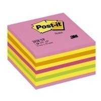 Cubo 450 hojas notas adhesivas 76X76MM colores surtidos azules-verdes 2028-nb post-it 7100172387