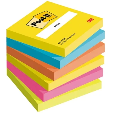 100 hojas notas adhesivas 76X76MM colección energetic 654-tfen post-it 7100296019