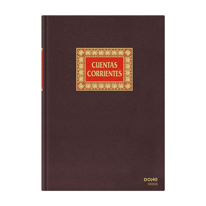 Libro contabilidad dohe cuentas corrientes 09908 folio 100H