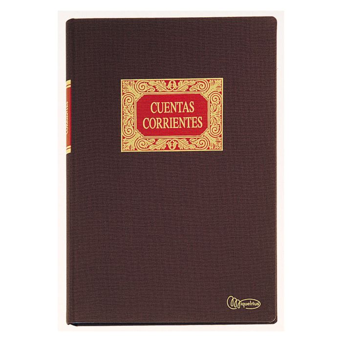 Libro contabilidad miquelrius cuentas corrientes 4022 folio 100H