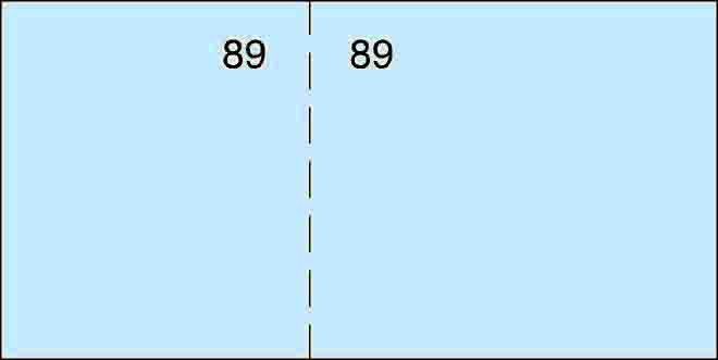 Talonario caja 1/6 del cuarto t-29 paquete azul