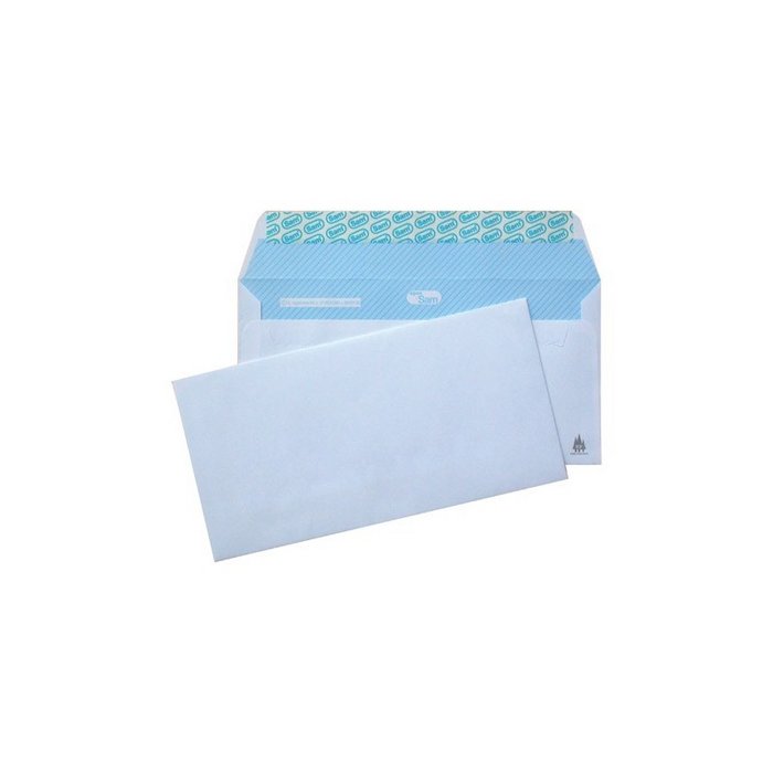Sobre blanco open-110 110X220 autoadhesivo bolsa c/500
