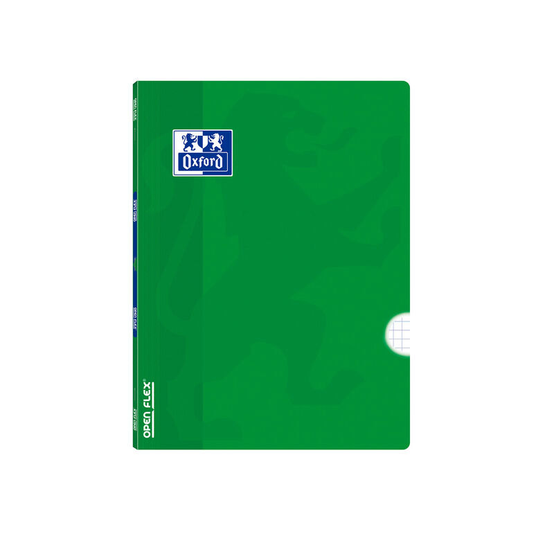 Libreta grap. openflex A5+ 48H 90G 4X4 tp verde