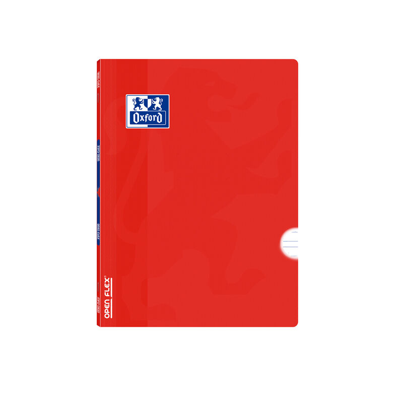 Libreta grap. openflex A5+ 48H 90G p.3, 5 tp rojo
