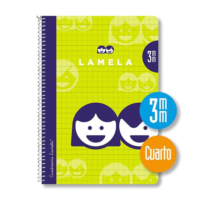 Bloc lamela espiral cuarto 70G 40H 3MM surtido