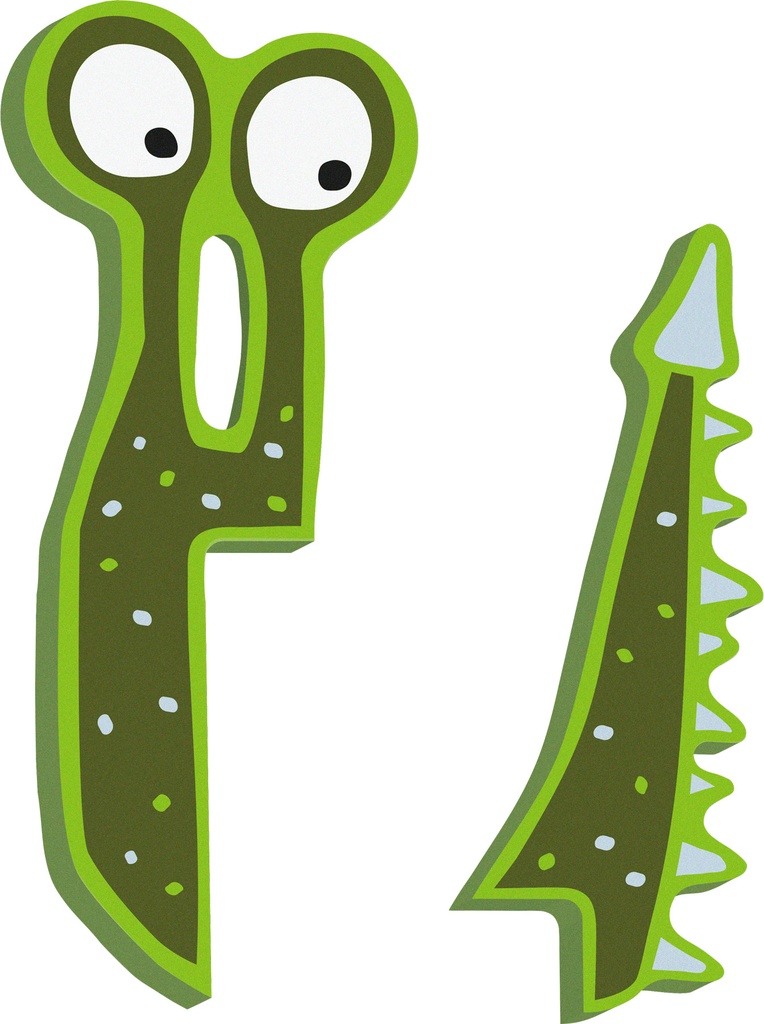 Abc letras monstruo clooney