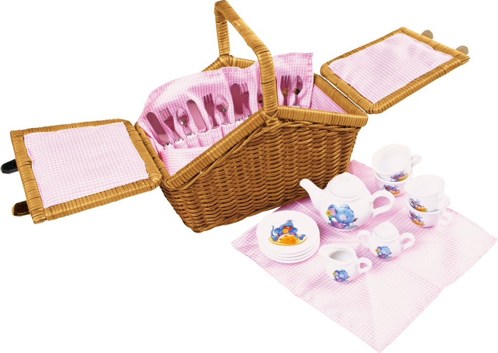 Cesta de pícnic romántico