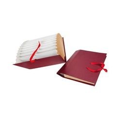 Carpeta fº fuelle carton forrado geltex a-z/1-31 bilbao rojo