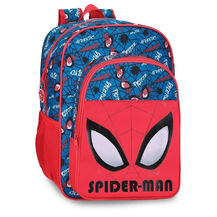 Mochila spiderman authentic 40 cm adaptable a carro
