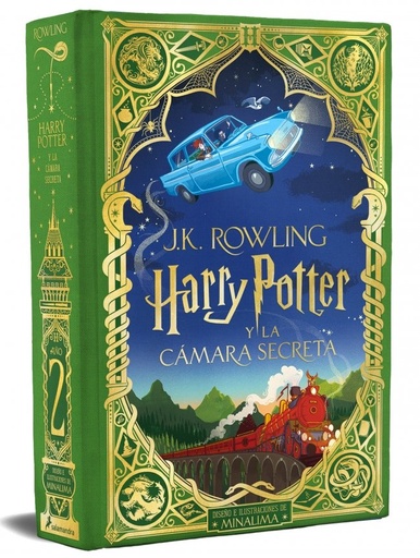 [978-84-18637-01-8] Harry Potter y la cámara secreta (edición MinaL¡ma) (Harry Potter [ediciones ilustradas interactivas] 2)