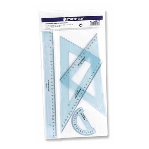 [569 22] Juego reglas staedtler 9F569 22 4 piezas 30CM