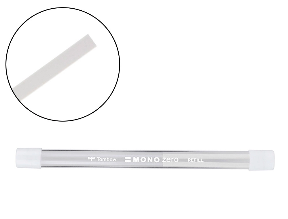 [ER-KUS] Goma de borrar TOMBOW rectangular blanco 2,5 mm x 5 mm