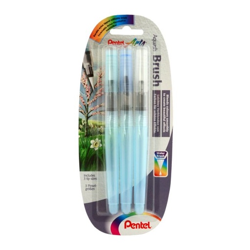 [XFRH3-FMB] Pincel de agua PENTEL XFRH3-fmb blister 3UD