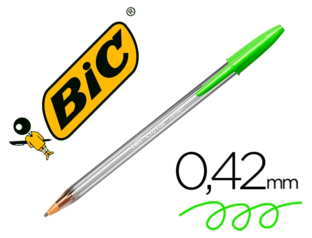 [927885] Boligrafo BIC fun 1,6 mm verde