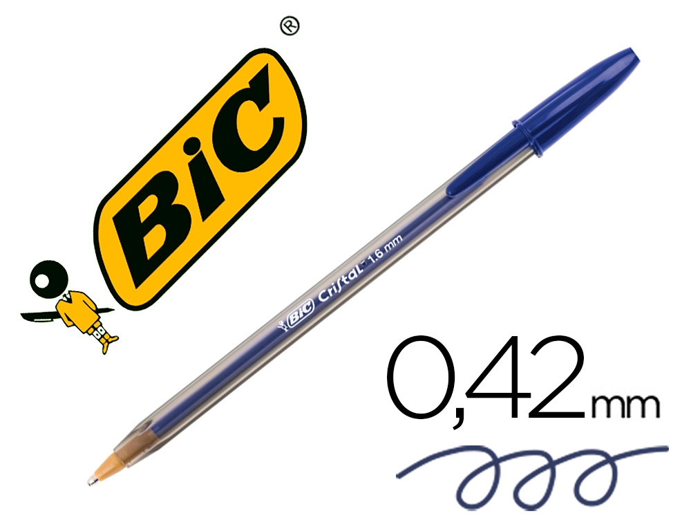 [880656] Boligrafo BIC x-large 1,6 mm azul