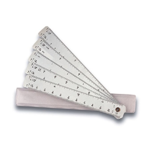 [271118] Escalimetro DFH abanico 10 escalas 18CM