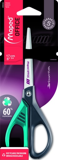 [468002] Tijera MAPED deco ess green 17CM blister
