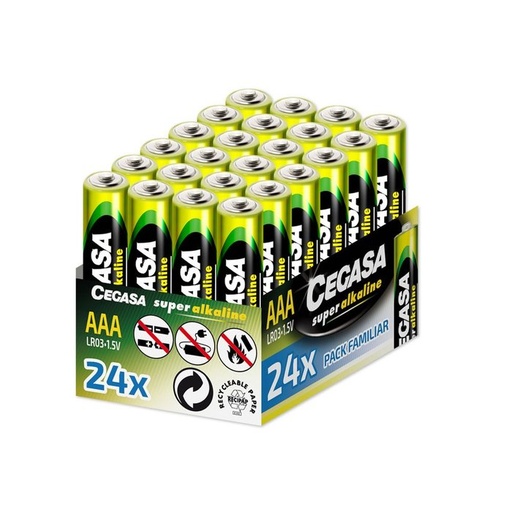 [329180] Pilas CEGASA s,alk LR03 24 uds