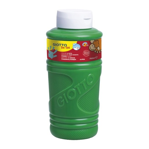 [F472911] Pintura dedos giotto be-be 750ML verde