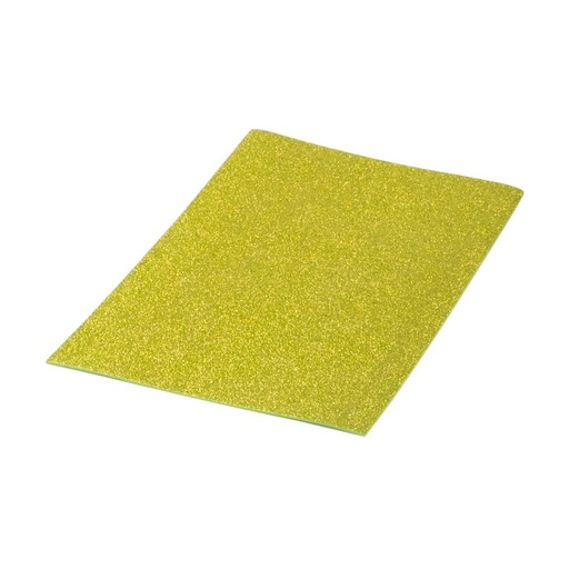 [5020325] Lamina goma eva purpurina biodegradable 40X60CM oro