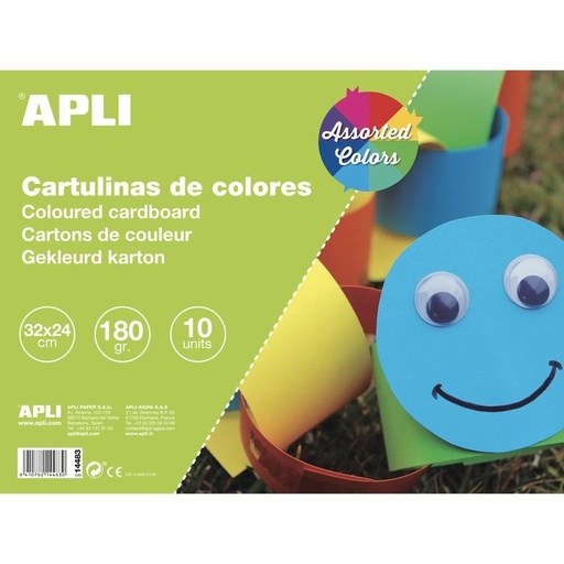 [14483] Bloc de cartulinas surtidas 32 x 24 cm 10 hojas