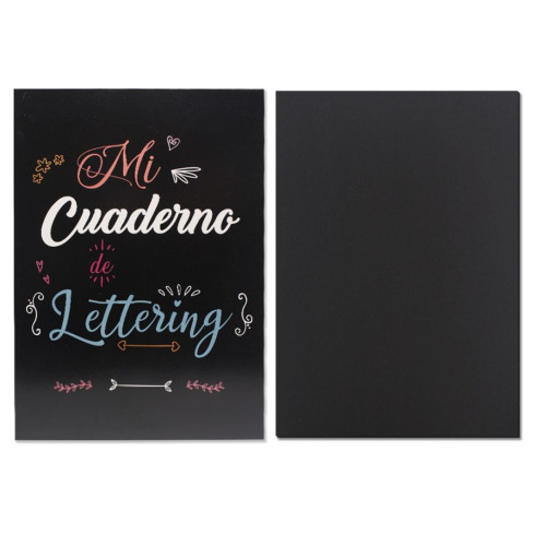 [328629] BISMARK cuaderno A4 lettering negras 80 g/m² - 50 hojas