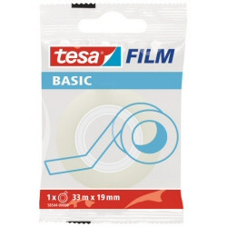 [58544-00000-00] Cinta adhesiva translúcida basic 19MM.X33M. tesa 58544-0000