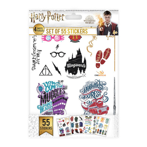 [CR5200] Juego de pegatinas harry potter varios cinereplicas redstring CR5200
