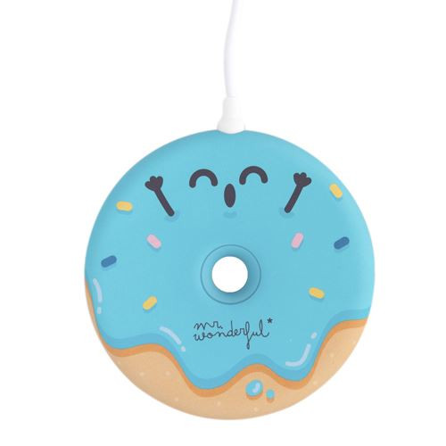 [WOA09728ES] Cargador inalámbrico con forma-rosquilla mr. wonderful WOA09728ES