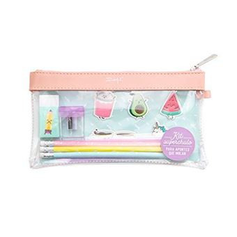 [WOA09499ES] Kit de estuche transparente pvc "para apuntes que molan" mr.wonderful WOA09499ES