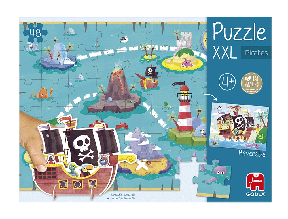 [1110700209] Puzzle goula jumbo xxl piratas 48 piezas