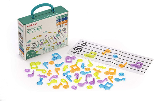 [97901] Translucent musical counters miniland 97901