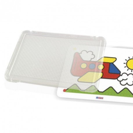 [31830] Juego placa para pinchos transparente 31X21 cm set de 6 unidades miniland 31830