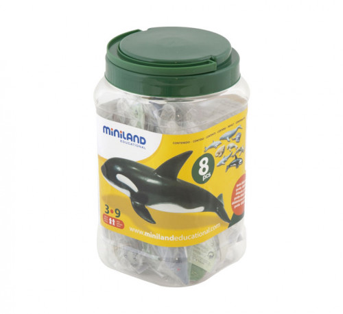 [27460] Juego animales marinos 8 figuras miniland 27460