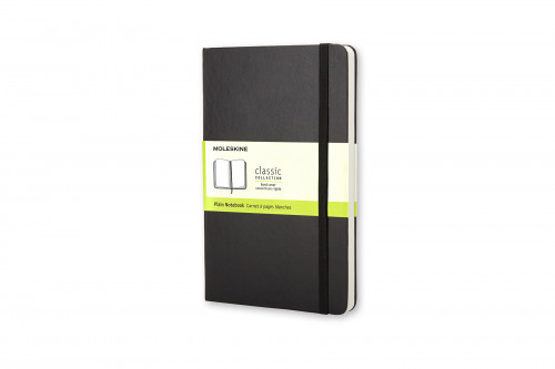 [QP062] Libreta clasica tapa dura negra l (13X21CM) lisa moleskine QP062