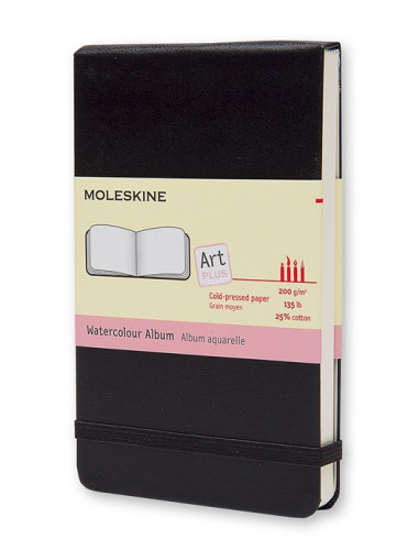 [ARTMM803] Album de acuarela negro p (9X14CM) moleskine ARTMM803