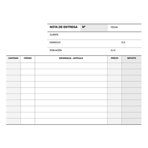 [12697] Talonario entrega 1/8 apaisado triplicado a-54