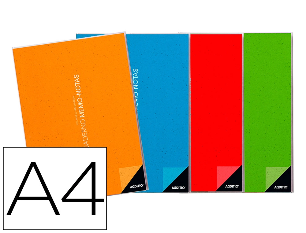 [P152] Cuaderno memo-notas additio A4 evaluacion continua mas planificacion semanal del curso