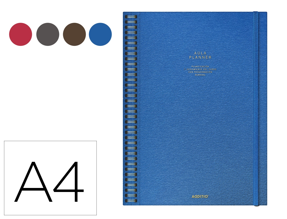 [P242] Cuaderno aula planner additio din A4 160 paginas plan anual y mensual con programacion y evaluacion