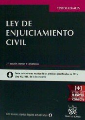 [978-84-9119-248-0] Ley de Enjuiciamiento Civil 27ª Edición 2015