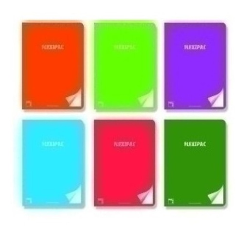 Libreta flexipac A4 48H cuadro 8X8 90GR surtido