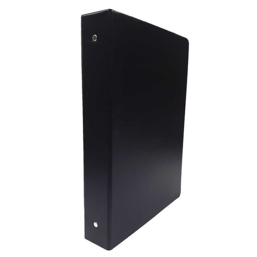 Carpeta 4 anillas folio 40MM pvc escolar negro