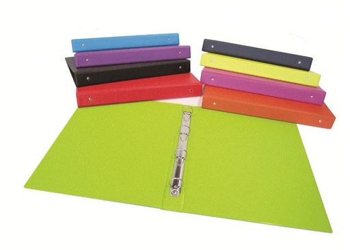 Carpeta 4 anillas folio 40MM pvc escolar azul