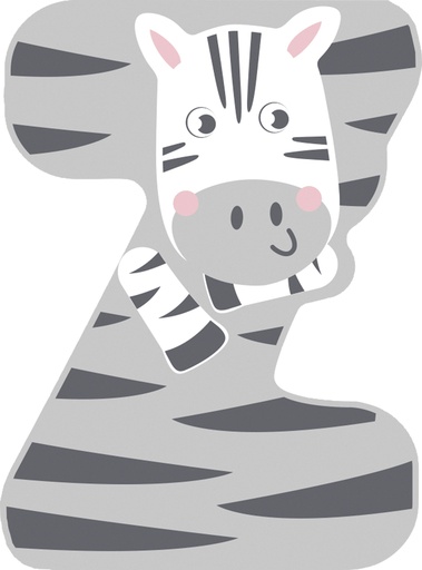 Letras de madera para la habitación infantil z