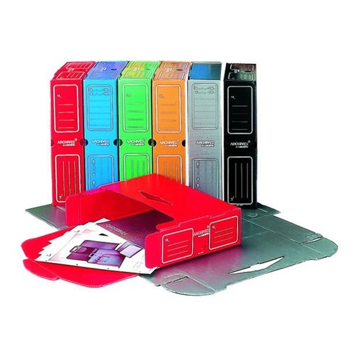 [6035C 15] Caja archivador carchivo definitivo polipropileno folio verde