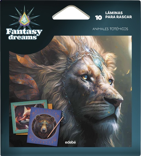 [978-84-683-7518-2] LÁMINAS PARA RASCAR: ANIMALES TOTÉMICOS